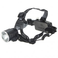 1600Lm XML T6 Rechargeable LED Headlamp 18650 A2 + AC Charger - B07525T1R3